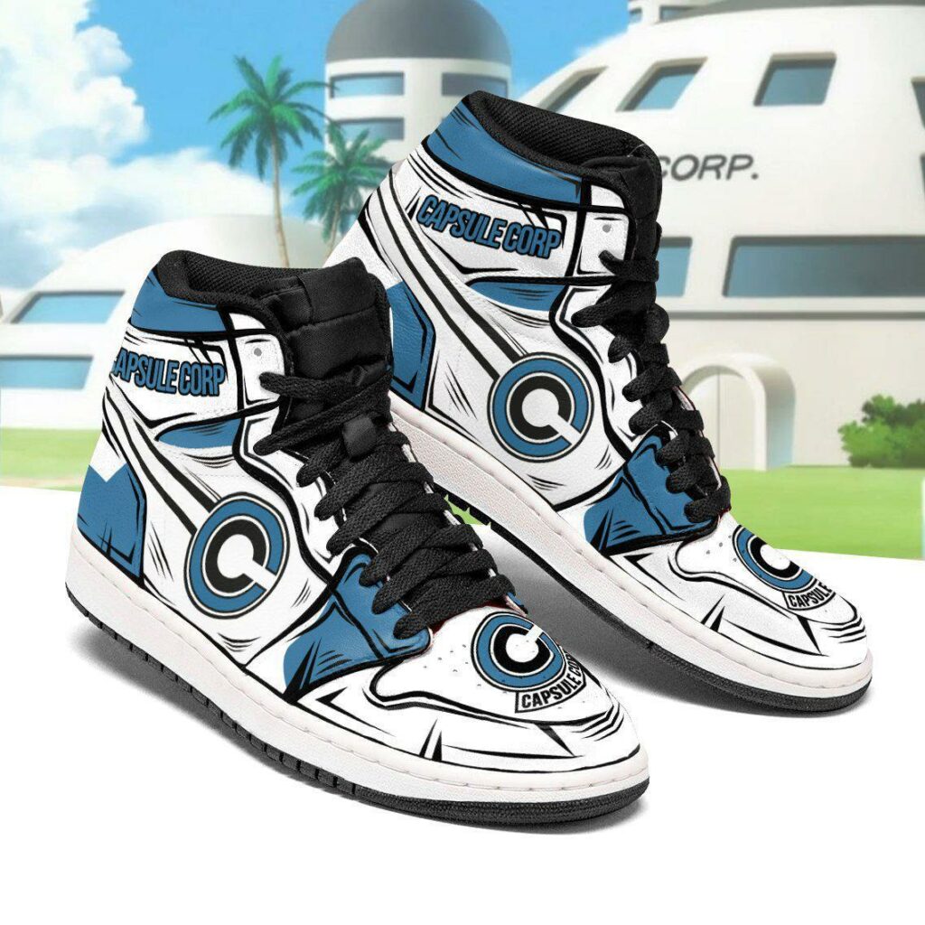 Capsule Corp Shoes Boots Dragon Ball Z Anime Sneakers Fan