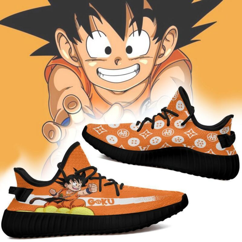 Cute Kid Goku Shoes Dragon Ball Shoes Fan MN03 - 2 - GearAnime