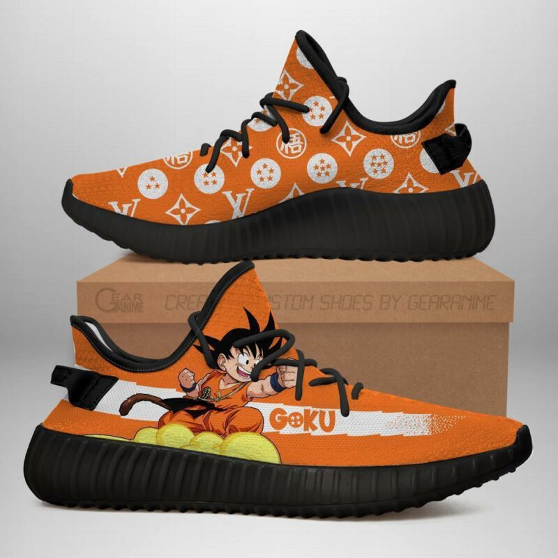 Cute Kid Goku Shoes Dragon Ball Shoes Fan MN03 - 1 - GearAnime