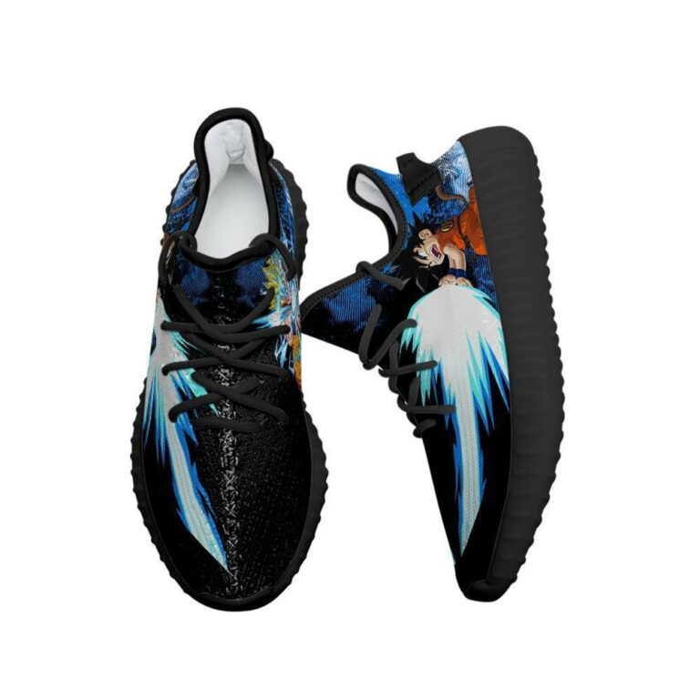 Goku Kamehame Yeezy Shoes Dragon Ball Z Anime Sneakers Fan Gift MN04 - Saiyanstore.com