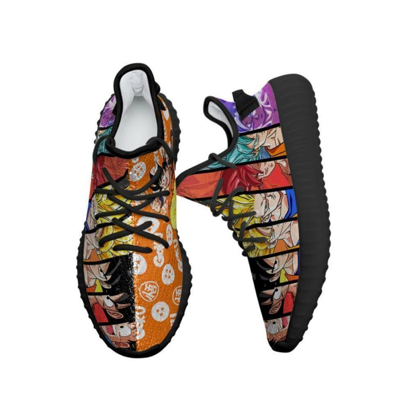 Goku Yeezy Shoes Dragon Ball Anime Sneakers Fan Gift MN03 - 2 - GearAnime