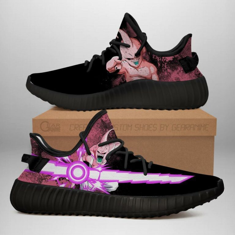 Power Skill Majin Buu Yeezy Shoes Dragon Ball Z Anime Sneakers Fan Gift ...