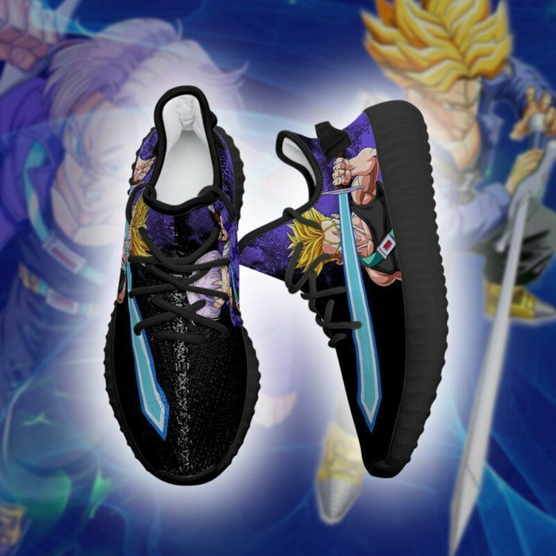 Power Skill Trunks Yeezy Shoes Dragon Ball Z Anime Sneakers Fan Gift MN04 - 3 - GearAnime