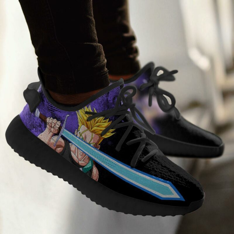 Power Skill Trunks Yeezy Shoes Dragon Ball Z Anime Sneakers Fan Gift MN04 - 4 - GearAnime