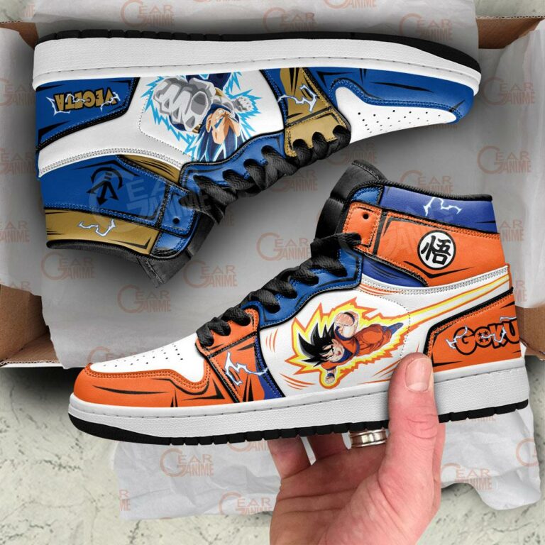 Goku and Vegeta Custom Shoes - Saiyanstore.com