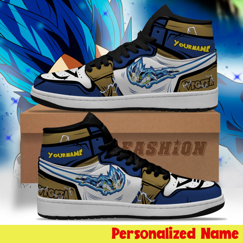 Personalized Vegeta Blue Custom Shoes 1