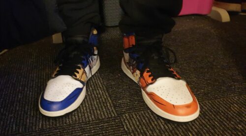 Vegeta and Goku Custom Shoes SJ07 photo review