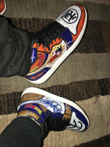 Vegeta and Goku Custom Shoes SJ07 photo review