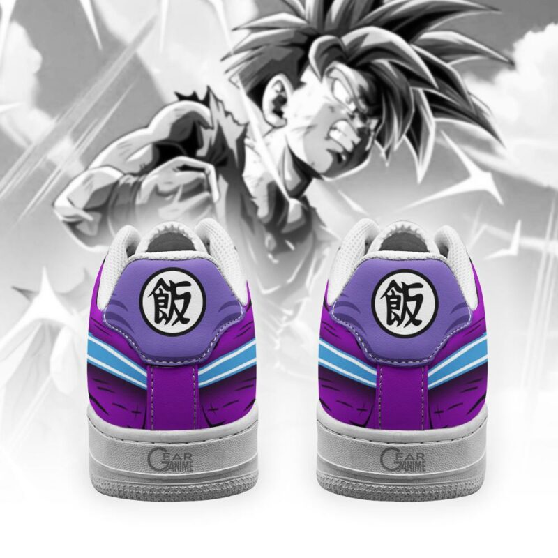 DBZ Gohan Air Sneakers Custom Skill Dragon Ball Anime Shoes