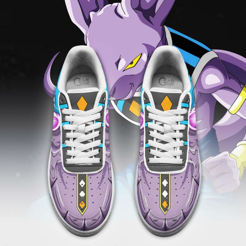Beerus Air Sneakers Custom Skill Dragon Ball Anime Shoes - 3 - GearAnime