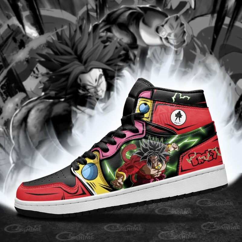 Broly SSJ4 Sneakers Custom Anime Dragon Ball Super Shoes - 3 - GearAnime