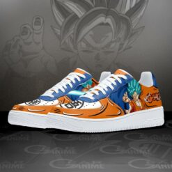 Goku Blue Air Sneakers Custom Dragon Ball Anime Shoes - 2 - GearAnime