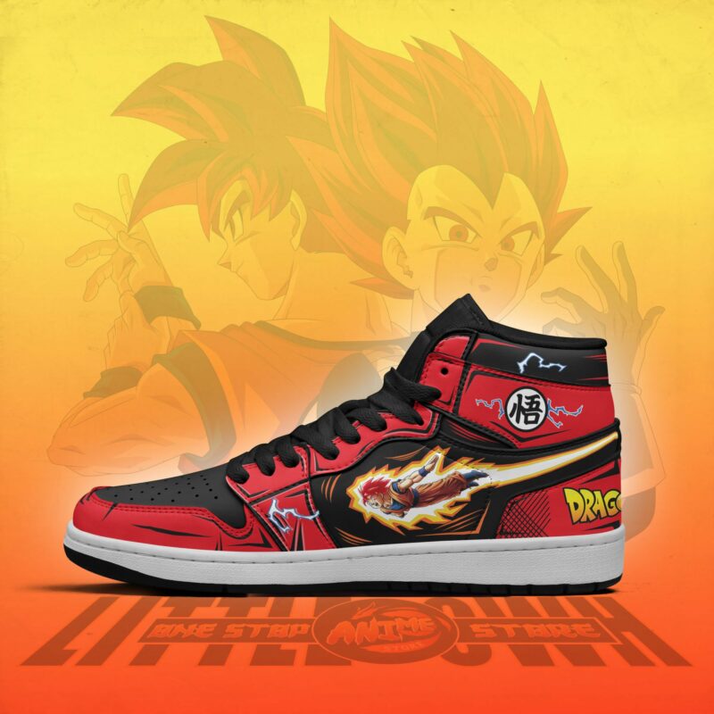Goku God AJ Custom Shoes 2