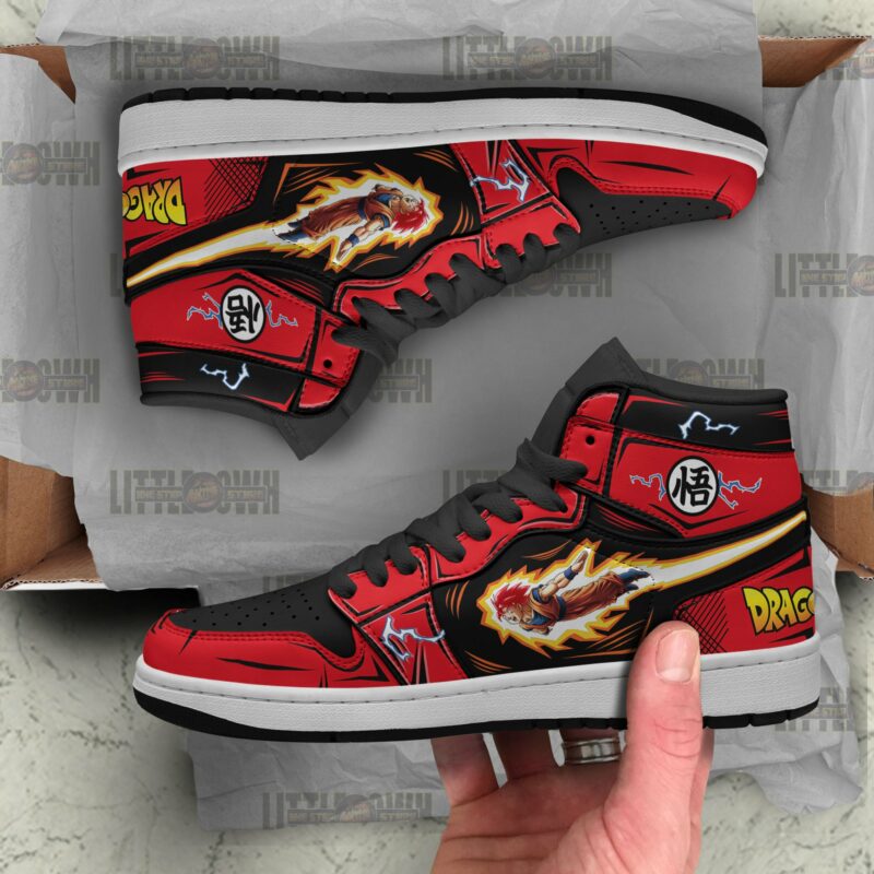 Goku God AJ Custom Shoes 3