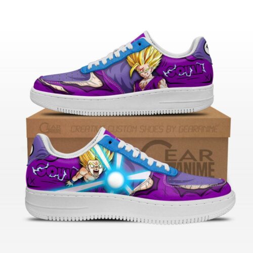 Gohan Air Sneakers Custom Anime Dragon Ball Shoes - Saiyanstore.com