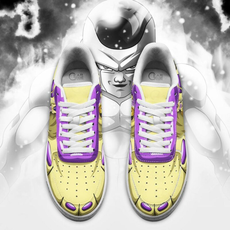 Golden Frieza Air Sneakers Custom Anime Dragon Ball Shoes - 4 - GearAnime