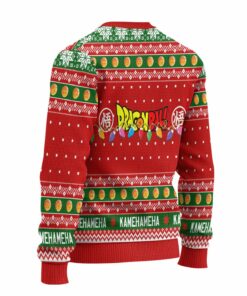 Dragon Ball Anime Ugly Christmas Sweater Red Characters Xmas Gift - LittleOwh - 2