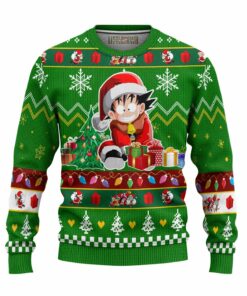 Son Goku Anime Ugly Christmas Sweater Dragon Ball Xmas Gift - LittleOwh - 1
