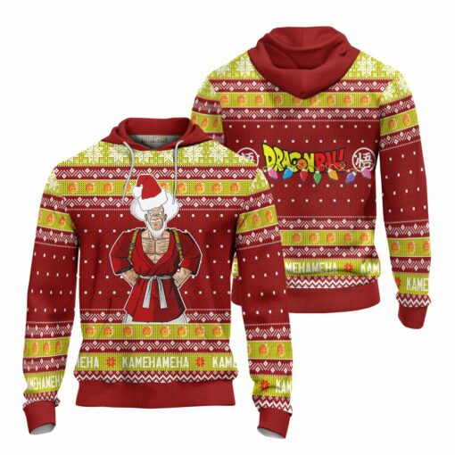 Mr Satan Dragon Ball Anime Ugly Christmas Sweater Xmas Gift - LittleOwh - 4