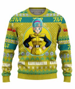 Bulma Anime Ugly Christmas Sweater Dragon Ball Z Xmas Gift - LittleOwh - 1