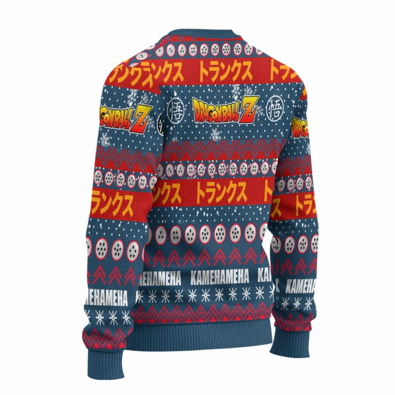 Future Trunks Anime Ugly Christmas Sweater Dragon Ball Z Xmas Gift - LittleOwh - 2