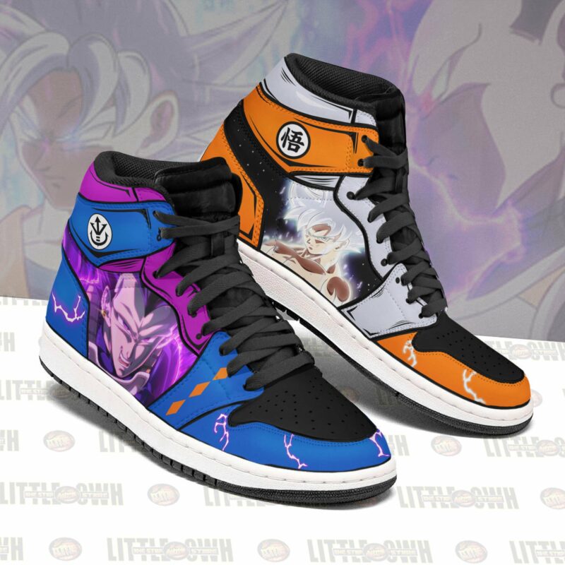 Ultra Ego Vegeta and Ultra Instinct Goku Shoes 2