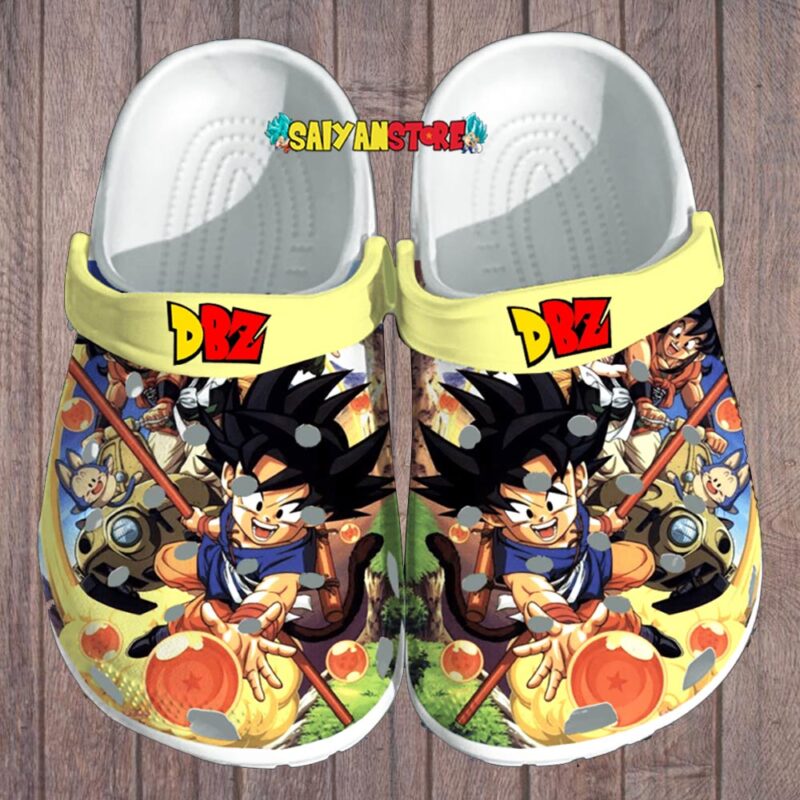 Dragon Ball Z Goku Kid Crocs 1