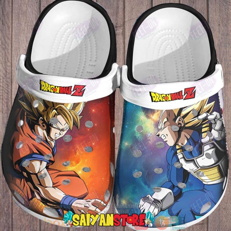 Dragon Ball Z Super Saiyan Goku and Vegeta Crocs 1