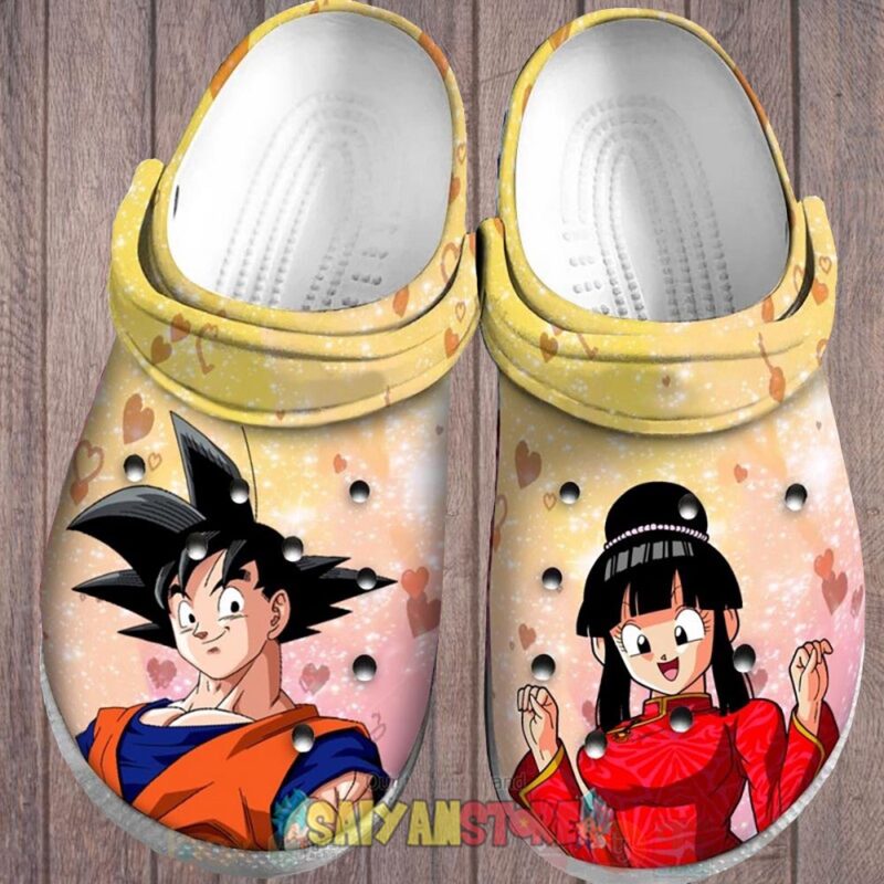 Goku and Chichi Crocs 1