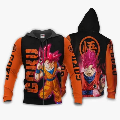 Goku Black Rose Hoodie , Sweater , Bomber Jacket Dragon Ball Apparel 1