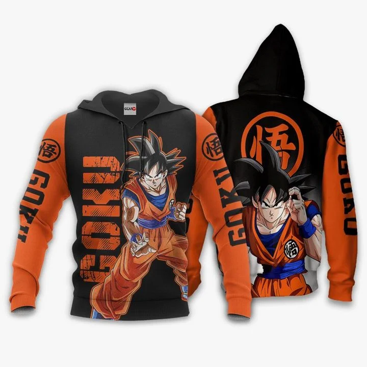 DBZ Goku Hoodie , Sweater , Bomber Jacket Dragon Ball Merch Clothes 1