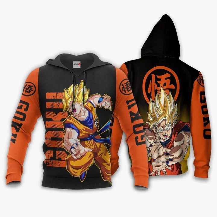 Goku Super Saiyan Hoodie , Sweater , Bomber Jacket 1