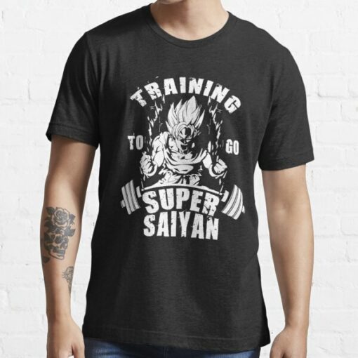 Goku training to go super saiyan T Shirt 1