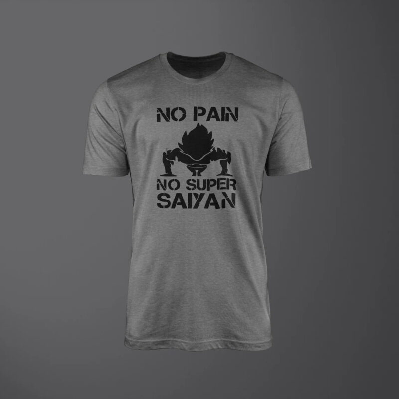 Vegeta No Pain No Super Saiyan T-Shirt 3