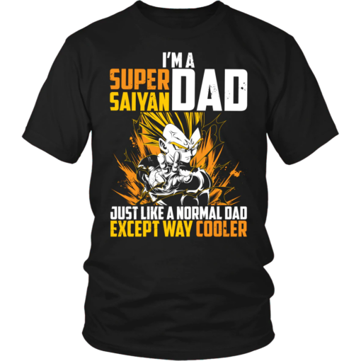 Vegeta Super Saiyan Dad T Shirt 1