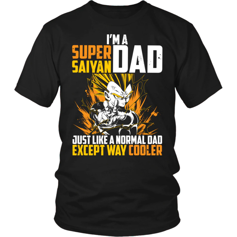 Vegeta Super Saiyan Dad T Shirt 1