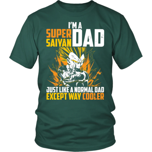 Vegeta Super Saiyan Dad T Shirt 4