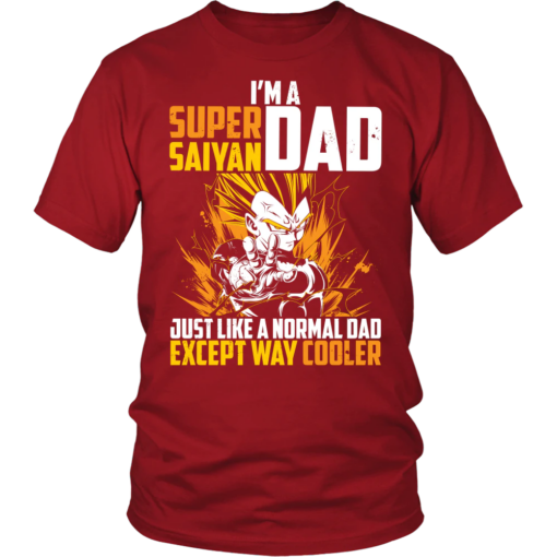 Vegeta Super Saiyan Dad T Shirt 3