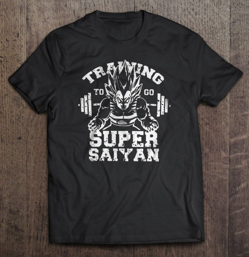 Vegeta Training To Go Super Saiyan T Shirt 1