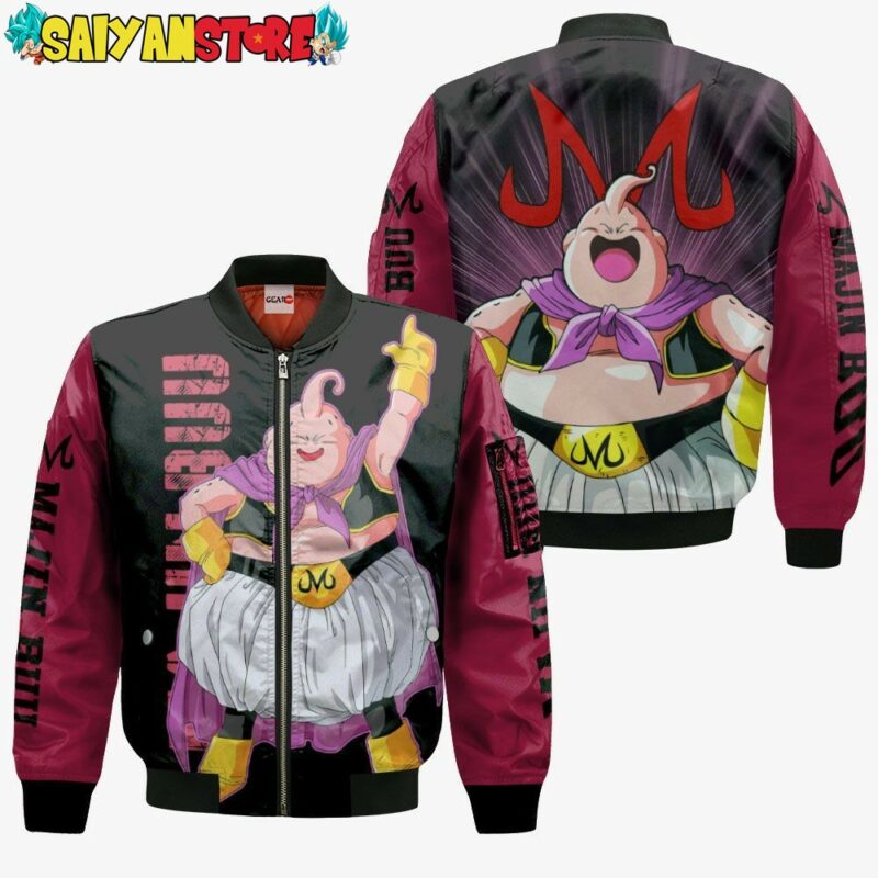Fat Majin Buu Hoodie Dragon Ball Anime Zip Jacket 4