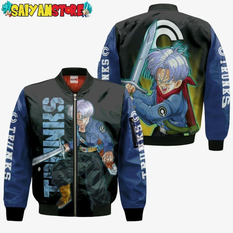 Future Trunks Shirt Hoodie Dragon Ball Anime Jacket 4
