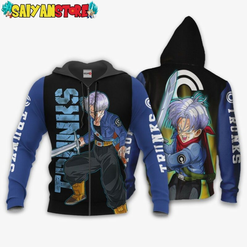 Future Trunks Shirt Hoodie Dragon Ball Anime Jacket 1