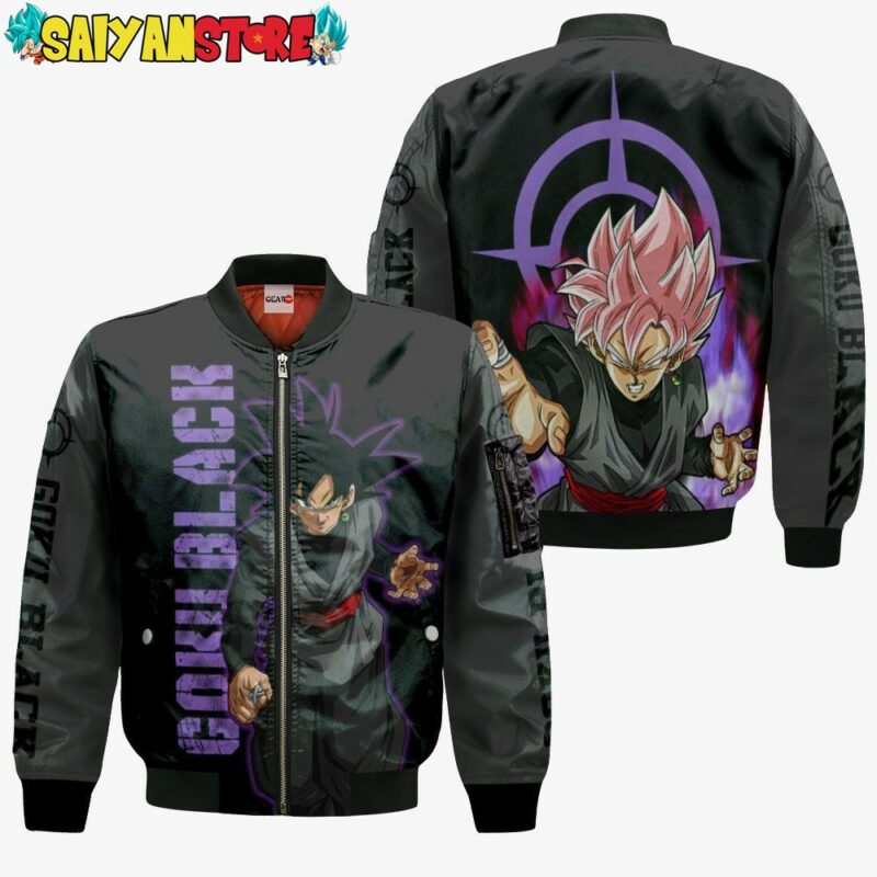 Goku Black Rose Hoodie Custom Dragon Ball Anime Shirts 4