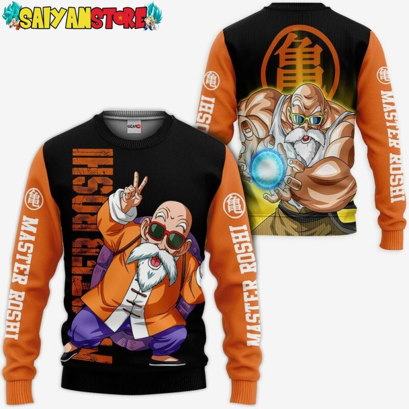 Master Roshi Shirt Hoodie Dragon Ball Anime Jacket 2