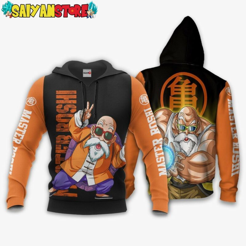 Master Roshi Shirt Hoodie Dragon Ball Anime Jacket 3