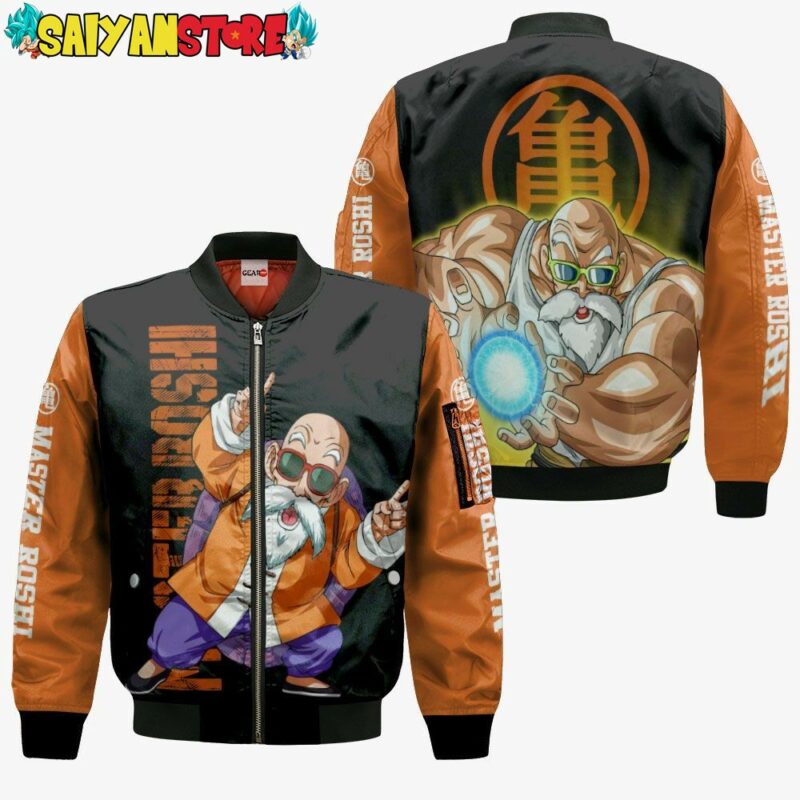 Master Roshi Shirt Hoodie Dragon Ball Anime Jacket 4