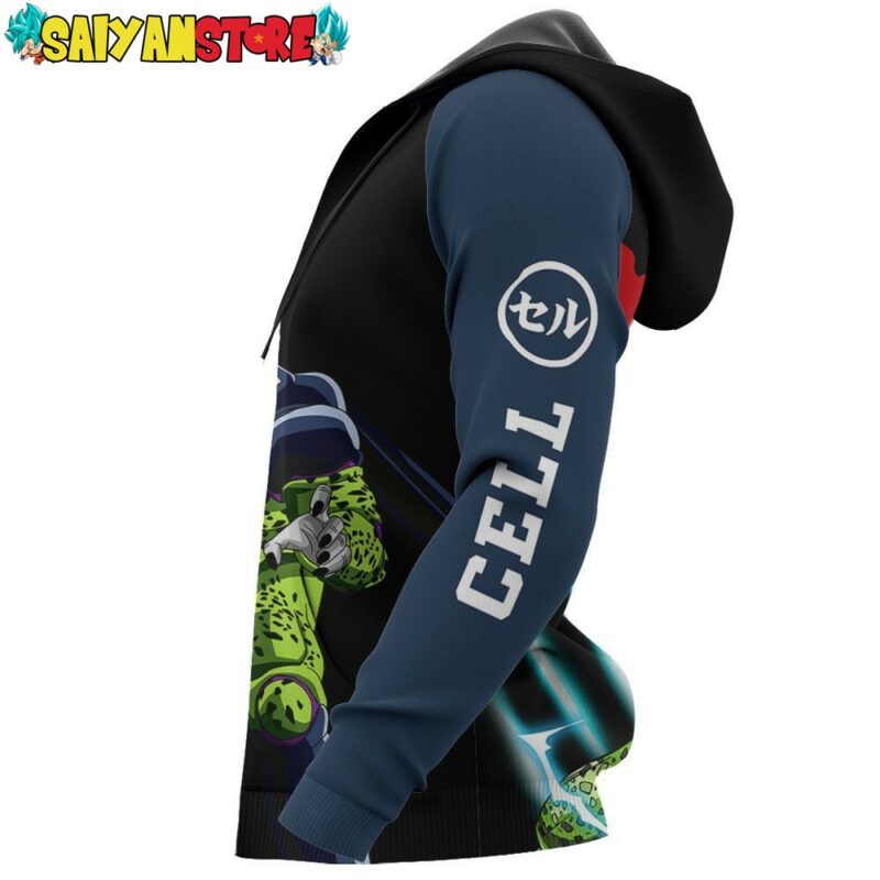 Perfect Cell Hoodie Shirt Dragon Ball Anime Zip Jacket 6