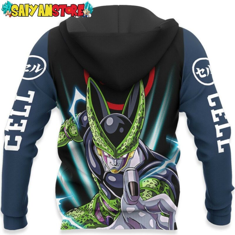 Perfect Cell Hoodie Shirt Dragon Ball Anime Zip Jacket 5