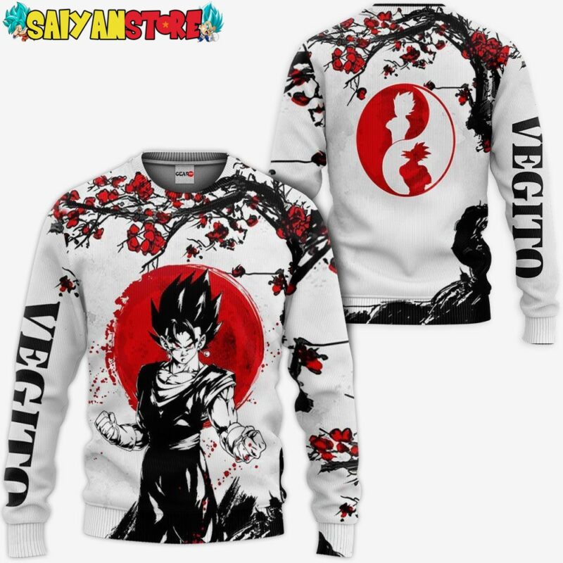 Vegito Hoodie Japan Style Dragon Ball Anime Shirt 2