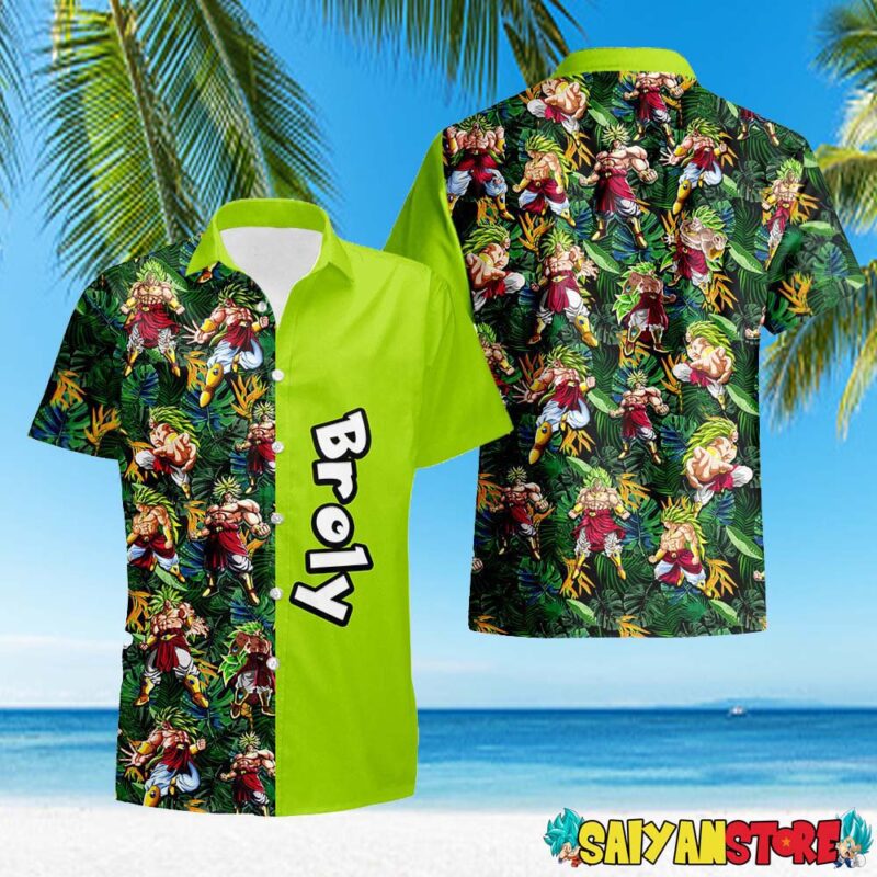 Dragon Ball Broly Hawaiian Shirt BW03 1